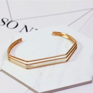 4 for $25 Geometric TRIO Line Bracelet